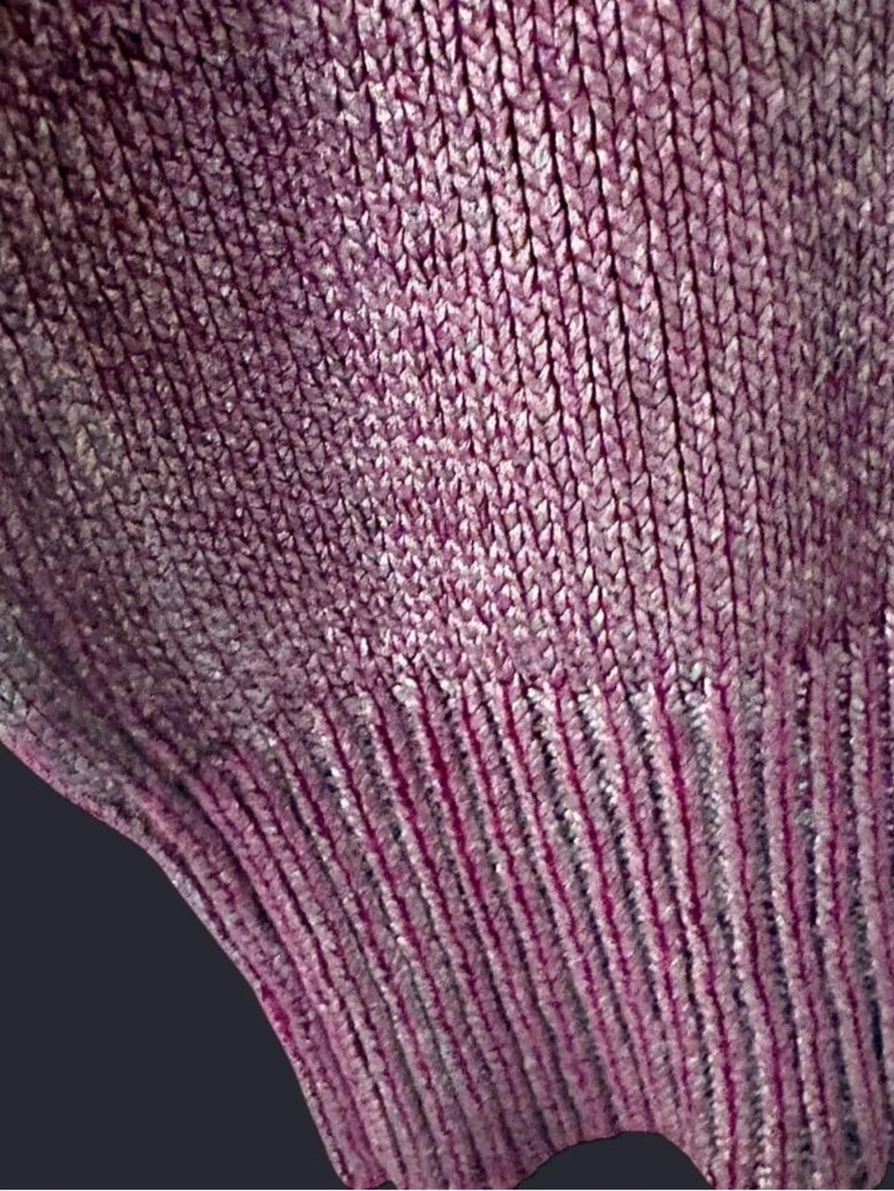 Hot Topic Lavender Shimmer Crewneck Sweater - Picture 5 of 5